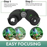 Topika 12x25 Compact Binoculars for Adults & Kids, Large View, Low Light