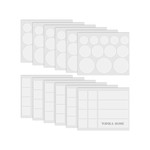 Topika 96 pcs Double Sided Sticky Dots& Tape Set, No Trace Adhesive Kit