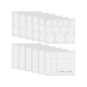 Topika 96 pcs Double Sided Sticky Dots& Tape Set, No Trace Adhesive Kit