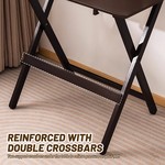 Topika - Bamboo Wooden Folding Table, Portable Desk For Home And Study