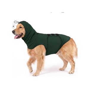 Topika Dog Calming Vest Hoodie Military
