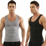Topika - Compression Vests For Men Men Seamless Shaper Vest Tummy Control