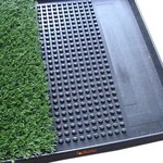Topika Dog Grass Pad with Tray, Training Pee Mat, 20x25"51x64 CM
