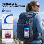Topika - Cooling Towel Ice Towel, 4 Pcs Cold Towels With Travel Case