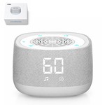 Topika White Noise Baby Sleep Machine with Clock & Night Light