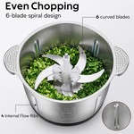 Topika 5L Electric Meat Grinder For Meat, Vegetables & Food Chopper Blender