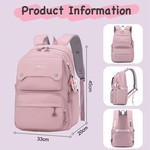 Topika Girls Teen School Backpack Waterproof Oxford Laptop Bookbag