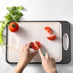 Topika Stainless Steel Cutting Board for Kitchen Chopping Board with Handle