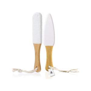 TopikaHome - Foot Pumice Stone with Handle, Double-Sided Scrub for Calluses