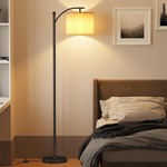 Topika - Modern Floor Lamp With Adjustable Height And Three-Colour LED Bulb