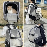 Topika Backpack Pet Carrier for Small Dogs & Cats, Breathable Cat Carrier