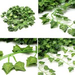 Topika Artificial Ivy Vines & Butterfly Fake Plants for Room Decor, 24pcs