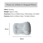 Topika Easy Sleep Ultralight Camping Air Mattress with Foot Pump