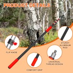Topika Telescoping Pole Saw 136-536CM Tree Pruner for High Branch Cutting