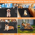 Topika Pet Car Seat Cover for Back Seat, Waterproof & Scratchproof