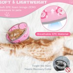 TopikaPet - Soft Cat Cone Collar Adjustable, Lightweight, Prevents Licking