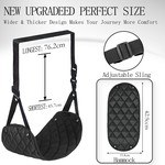 Topika-Travel Foot Hammock, Travel Foot Rest for Office/Long Flights 2pack