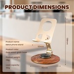 Topika Phone Holders For Desk 360 Rotating Foldable Phone Table Stand