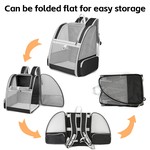 Topika Backpack Pet Carrier for Small Dogs & Cats, Breathable Cat Carrier