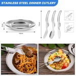 Topika 17pcs Camping Cookware Set Camp Utensils for Outdoor Cooking Picnics