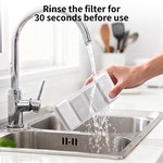 Topika Cat Water Fountain Filter Replacement 8 Filters & 4 Sponges