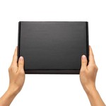 Topika - 25pcs Black packing Boxes, Corrugated Cardboard Mail Box, Gift Box
