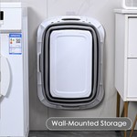 Topika - Collapsible Laundry Basket, Laundry Hamper&Basin w/ Drain Holes