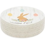 Topika - 80Pcs Easter Paper Plates Disposable Dinnerware Bunny & Egg Design