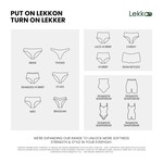 Lekkon 3 Pack Lace High-Waisted Women Panties, Silky Microfiber Underwear
