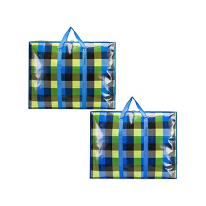 TopikaHome - Extra Large Moving Bags with Zippers & Carrying Handles (135L)