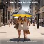 Topika - Umbrella Large Windproof Umbrella For Rain With Waterproof Sleeve