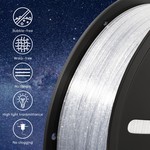 Topika - PLA Filament Glow in the Dark Blue, 3D Printer Filament 1.75mm 1kg