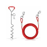 Topika Dog Tie Out Cable and Stake 3m Heavy Duty