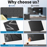 Acoustic Panels with Self-Adhesive, Sound Proof Foam Wall Panels