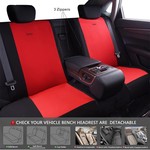 Topika - Universal Car Seat Covers Set, Airbag Compatible, Quick Setup