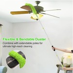 Topika - Car Wash Mop Kit, Long Handle, Brush, Microfiber Cloths & Squeegee