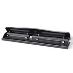 Topika - Adjustable 4 Hole Puncher for Binder Ring Album Paper, 10 Sheet