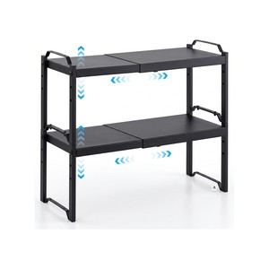Topika -Vertical Adjustable Expandable Counter Top Shelving Shelf Organiser