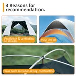 Naturehike - Camping Tent 2 Person, Lightweight Waterproof Hiking Tent