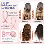 Topika Heatless Curls Overnight Soft Heatless Curlers Set 2 Pieces