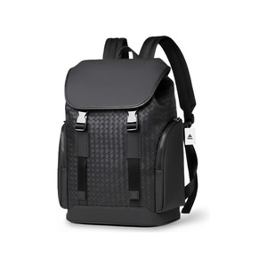 Topika 15.6" Laptop Backpack Water-Resistant Rolltop Travel Bag - Black