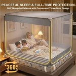 Topika Full Bed Mosquito Net Anti-Drop Canopy for 1.5M/1.8M Bed