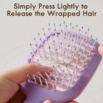 Topika - Curl Defining Brush, Vented Curly Hair Brush for Wet & Dry Hair