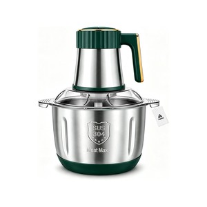 Topika 5L Meat Grinder Food Processor With Stainless Steel Bowl & 6-Blade