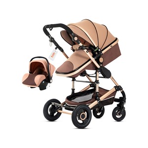 Topika Baby Travel System 3-in-1 with Car Seat, Baby Stroller for 0-36m