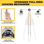 Topika Food Tongs,Serving Tongs For Kitchen,Metal Tongs For Cooking 3pcs