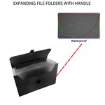 VSelect Accordion File Folder Organizer 13-Pocket Expanding Document Folder