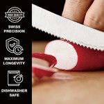 Topika Steak Knives Set With Serrated Blades And Ergonomic Handles, 6 Pcs