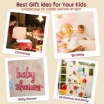 5-in-1 Plush Elephant Stuffed Animal Set, 4 Babies Tucked Inside