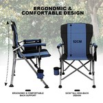Topika - Outdoor Portable Folding Camp Chairs Heavy Duty Fishing Chair